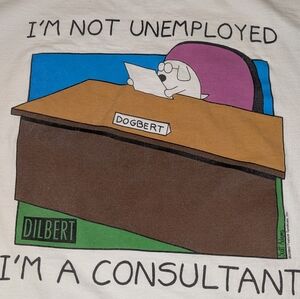 Dilbert Mid 99s Vintage Single Stitch Men's XL Tee